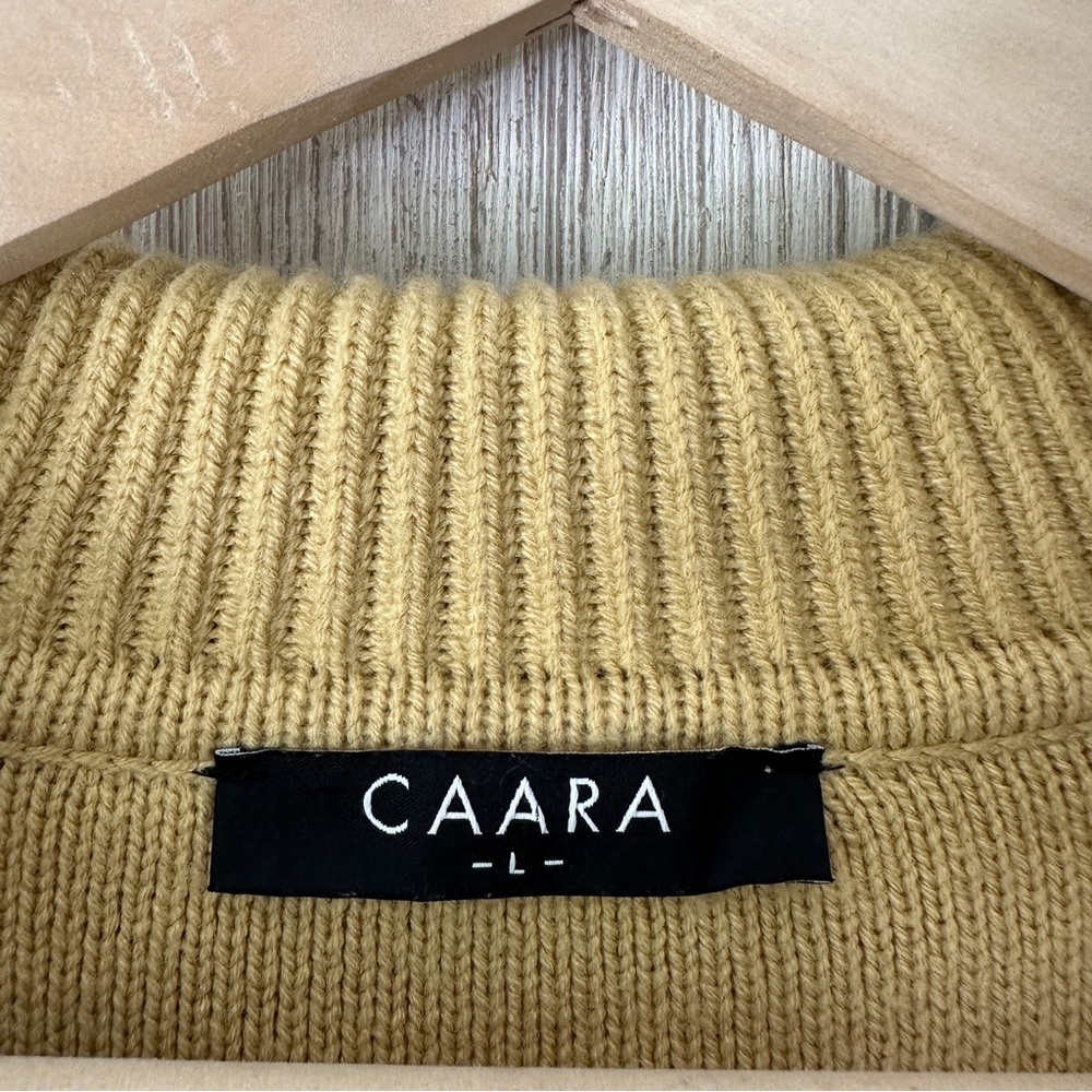 Caara Wool Blend Split Neck Sweater - image 6